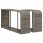 10-piece garden sofa set with gray synthetic rattan cushions by , Garden sets - Ref: Foro24-3228900, Price: 534,09 €, Discoun...