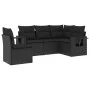5-teiliges Gartenmöbel-Set und schwarze synthetische Rattankissen von , Gartensets - Ref: Foro24-3220164, Preis: 357,92 €, Ra...