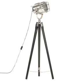 Floor lamp with tripod solid black mango wood 97 cm by vidaXL, Lamps - Ref: Foro24-286110, Price: 94,31 €, Discount: %