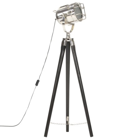 Floor lamp with tripod solid black mango wood 97 cm by vidaXL, Lamps - Ref: Foro24-286110, Price: 95,95 €, Discount: %