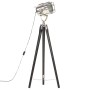 Floor lamp with tripod solid black mango wood 97 cm by vidaXL, Lamps - Ref: Foro24-286110, Price: 95,95 €, Discount: %