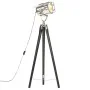 Floor lamp with tripod solid black mango wood 97 cm by vidaXL, Lamps - Ref: Foro24-286110, Price: 94,31 €, Discount: %