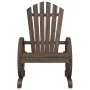 Adirondack garden armchair solid fir wood by , Garden chairs - Ref: Foro24-365090, Price: 109,51 €, Discount: %
