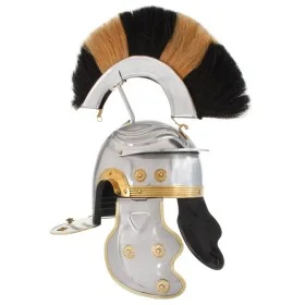Replica of Roman soldier helmet role-playing silver steel by vidaXL, Collectible weapons - Ref: Foro24-286119, Price: 94,86 €...