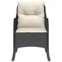 Sillones de jardín con cojines 2 uds ratán sintético negro by , Garden chairs - Ref: Foro24-365144, Price: 183,59 €, Discount: %
