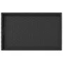 Tisch mit klappbarem Tablett aus schwarzem synthetischem Rattan 65x40x75 cm von , Gartentische - Ref: Foro24-365127, Preis: 4...