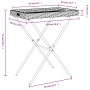 Mesa con bandeja plegable ratán sintético negro 65x40x75 cm by , Garden tables - Ref: Foro24-365127, Price: 44,50 €, Discount: %