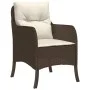 Sillas de jardín con cojines 2 unidades ratán sintético marrón by , Garden chairs - Ref: Foro24-365146, Price: 191,87 €, Disc...