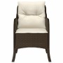 Gartenstühle mit Kissen, 2 Stück, braunes Kunststoff-Rattan von , Gartenstühle - Ref: Foro24-365146, Preis: 195,46 €, Rabatt: %