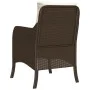 Sillas de jardín con cojines 2 unidades ratán sintético marrón by , Garden chairs - Ref: Foro24-365146, Price: 191,87 €, Disc...