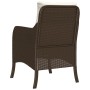Sillas de jardín con cojines 2 unidades ratán sintético marrón by , Garden chairs - Ref: Foro24-365146, Price: 195,46 €, Disc...
