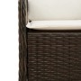 Gartenstühle mit Kissen, 2 Stück, braunes Kunststoff-Rattan von , Gartenstühle - Ref: Foro24-365146, Preis: 195,46 €, Rabatt: %