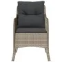 Sillones de jardín con cojines 2 uds ratán sintético gris by , Garden chairs - Ref: Foro24-365150, Price: 207,53 €, Discount: %
