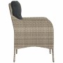 Gartensofas mit Kissen, 2 Stück, aus grauem synthetischem Rattan. von , Gartenstühle - Ref: Foro24-365150, Preis: 195,04 €, R...