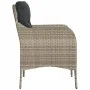 Sillones de jardín con cojines 2 uds ratán sintético gris by , Garden chairs - Ref: Foro24-365150, Price: 207,53 €, Discount: %