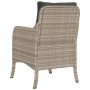 Gartensofas mit Kissen, 2 Stück, aus grauem synthetischem Rattan. von , Gartenstühle - Ref: Foro24-365150, Preis: 195,04 €, R...