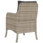Sillones de jardín con cojines 2 uds ratán sintético gris by , Garden chairs - Ref: Foro24-365150, Price: 207,53 €, Discount: %