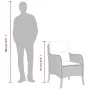Set de muebles jardín 5 pzas con cojines ratán sintético negro by , Garden sets - Ref: Foro24-3211843, Price: 484,34 €, Disco...