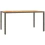 Set comedor de jardín 5 piezas con cojines ratán sintético gris by , Garden sets - Ref: Foro24-3211874, Price: 570,47 €, Disc...