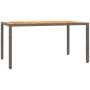 Set comedor de jardín 5 piezas con cojines ratán sintético gris by , Garden sets - Ref: Foro24-3211874, Price: 601,31 €, Disc...
