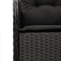 Set de comedor de jardín 7 pzas y cojines ratán sintético negro by , Garden sets - Ref: Foro24-3211869, Price: 774,69 €, Disc...