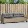 Tumbona con cojines ratán sintético beige by , Loungers - Ref: Foro24-368329, Price: 212,97 €, Discount: %