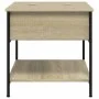 Wohnzimmertisch aus Holz mit Metallrahmen in Sonoma-Eiche, 70x50x50cm. von , Couchtisch - Ref: Foro24-845342, Preis: 52,77 €,...