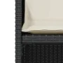 Mesita y sillas con cojines 3 piezas ratán sintético negro by , Garden sets - Ref: Foro24-365062, Price: 161,52 €, Discount: %