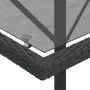Mesita y sillas con cojines 3 piezas ratán sintético negro by , Garden sets - Ref: Foro24-365062, Price: 161,52 €, Discount: %