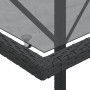Mesita y sillas con cojines 3 piezas ratán sintético negro by , Garden sets - Ref: Foro24-365062, Price: 163,57 €, Discount: %