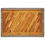 Beistelltisch für den Garten mit grauer PE-Rattan-Holzplatte, 60x40x75 cm. von , Gartentische - Ref: Foro24-366304, Preis: 85...