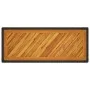 Mesa auxiliar jardín tapa madera ratán PE negro 100x40x75 cm de , Mesas de jardín - Ref: Foro24-366306, Precio: 111,45 €, Des...