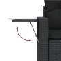 Set de sofás de jardín y cojines 13 pzas ratán sintético negro by , Modular outdoor sofas - Ref: Foro24-3224494, Price: 1,00 ...