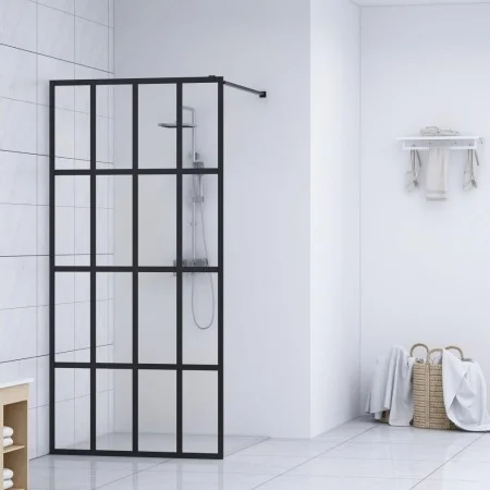 Clear tempered glass shower screen 80x195 cm by vidaXL, Shower walls and screens - Ref: Foro24-145674, Price: 146,94 €, Disco...