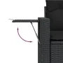 Set de sofás de jardín 10 pzas cojines ratán sintético negro by , Modular outdoor sofas - Ref: Foro24-3224704, Price: 634,49 ...