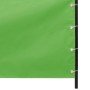Toldo pantalla para balcón tela oxford verde claro 100x240 cm