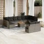 Set sofás de jardín con cojines 13 piezas ratán sintético gris by , Modular outdoor sofas - Ref: Foro24-3224800, Price: 791,1...