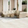 Set de sofás de jardín 12 pzas y cojines ratán sintético marrón by , Modular outdoor sofas - Ref: Foro24-3224861, Price: 763,...