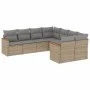 Gartensofa-Set mit 8-teiligen beigen Kissen aus PE-Rattan-Mischung. von , Gartensets - Ref: Foro24-3226556, Preis: 492,93 €, ...