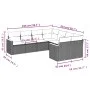 Gartensofa-Set mit 8-teiligen beigen Kissen aus PE-Rattan-Mischung. von , Gartensets - Ref: Foro24-3226556, Preis: 492,93 €, ...