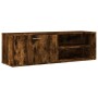 Mueble de TV madera de ingeniería roble ahumado 120x34x37 cm by , TV Furniture - Ref: Foro24-833548, Price: 55,97 €, Discount: %