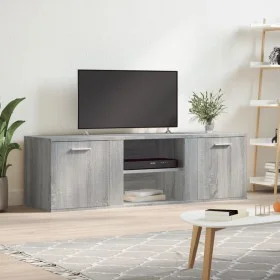 Sonoma graues Parkett TV-Möbel 120x34x37 cm von , TV-Möbel - Ref: Foro24-833557, Preis: 69,31 €, Rabatt: %