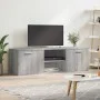 TV stand made of gray Sonoma engineered wood, measuring 120x34x37 cm. by , TV Furniture - Ref: Foro24-833557, Price: 69,31 €,...