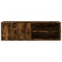 Mueble de TV madera de ingeniería roble ahumado 120x34x37 cm by , TV Furniture - Ref: Foro24-833548, Price: 55,97 €, Discount: %