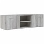 Sonoma graues Parkett TV-Möbel 120x34x37 cm von , TV-Möbel - Ref: Foro24-833557, Preis: 70,26 €, Rabatt: %