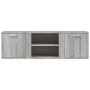 TV stand made of gray Sonoma engineered wood, measuring 120x34x37 cm. by , TV Furniture - Ref: Foro24-833557, Price: 69,31 €,...
