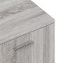 TV stand made of gray Sonoma engineered wood, measuring 120x34x37 cm. by , TV Furniture - Ref: Foro24-833557, Price: 69,31 €,...