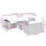 Set de sofás de jardín 11 pzas y cojines ratán sintético negro by , Garden sets - Ref: Foro24-3266246, Price: 575,51 €, Disco...