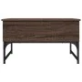 Mitteltisch aus Holz mit Metallrahmen in Eichenbraun, 70x50x40 cm. von , Couchtisch - Ref: Foro24-845375, Preis: 63,40 €, Rab...