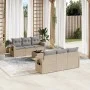 Set sofás de jardín 7 piezas y cojines ratán sintético beige de , Conjuntos de jardín - Ref: Foro24-3219908, Precio: 453,93 €...